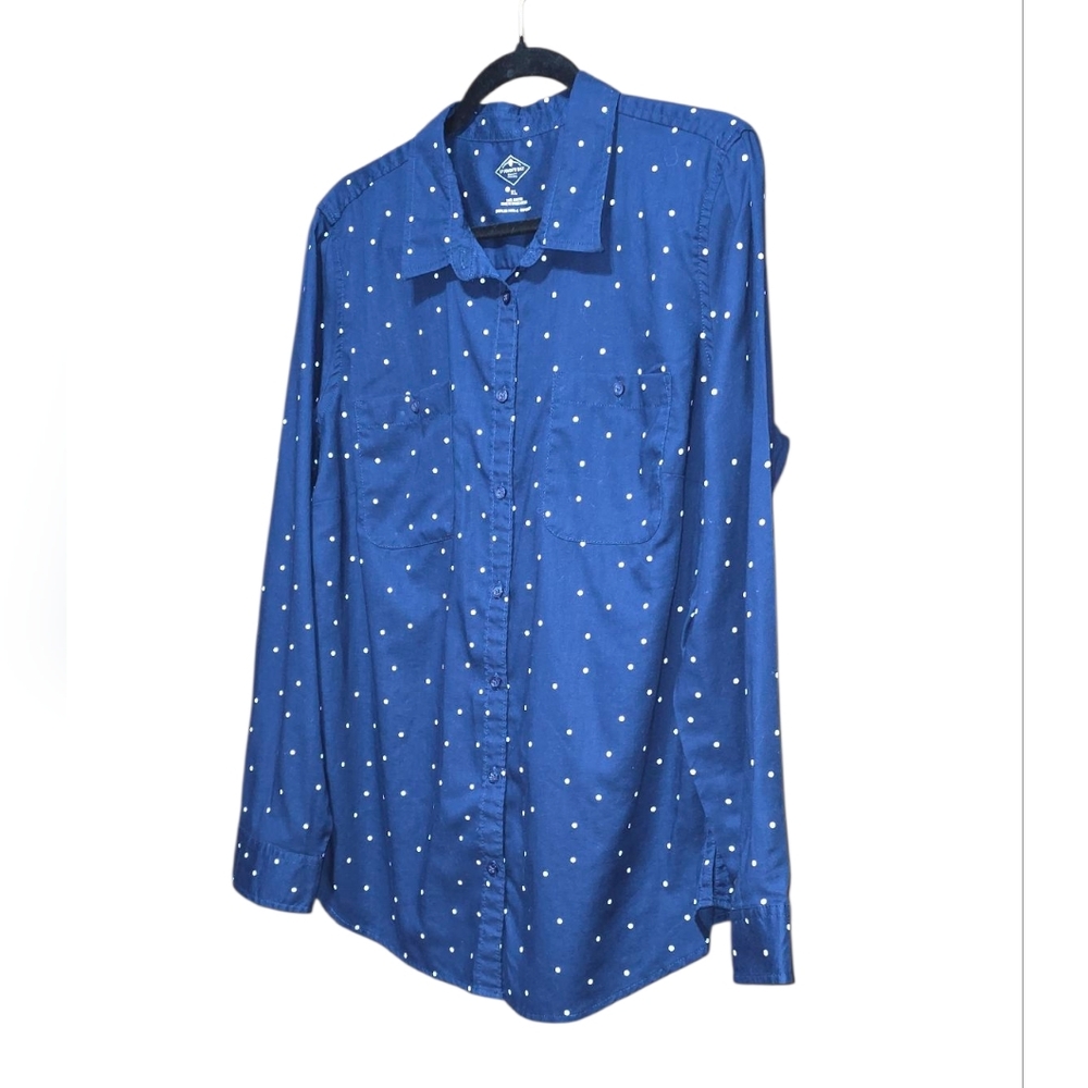 Womens St. John's Bay Button Up - Picture 3 of 9